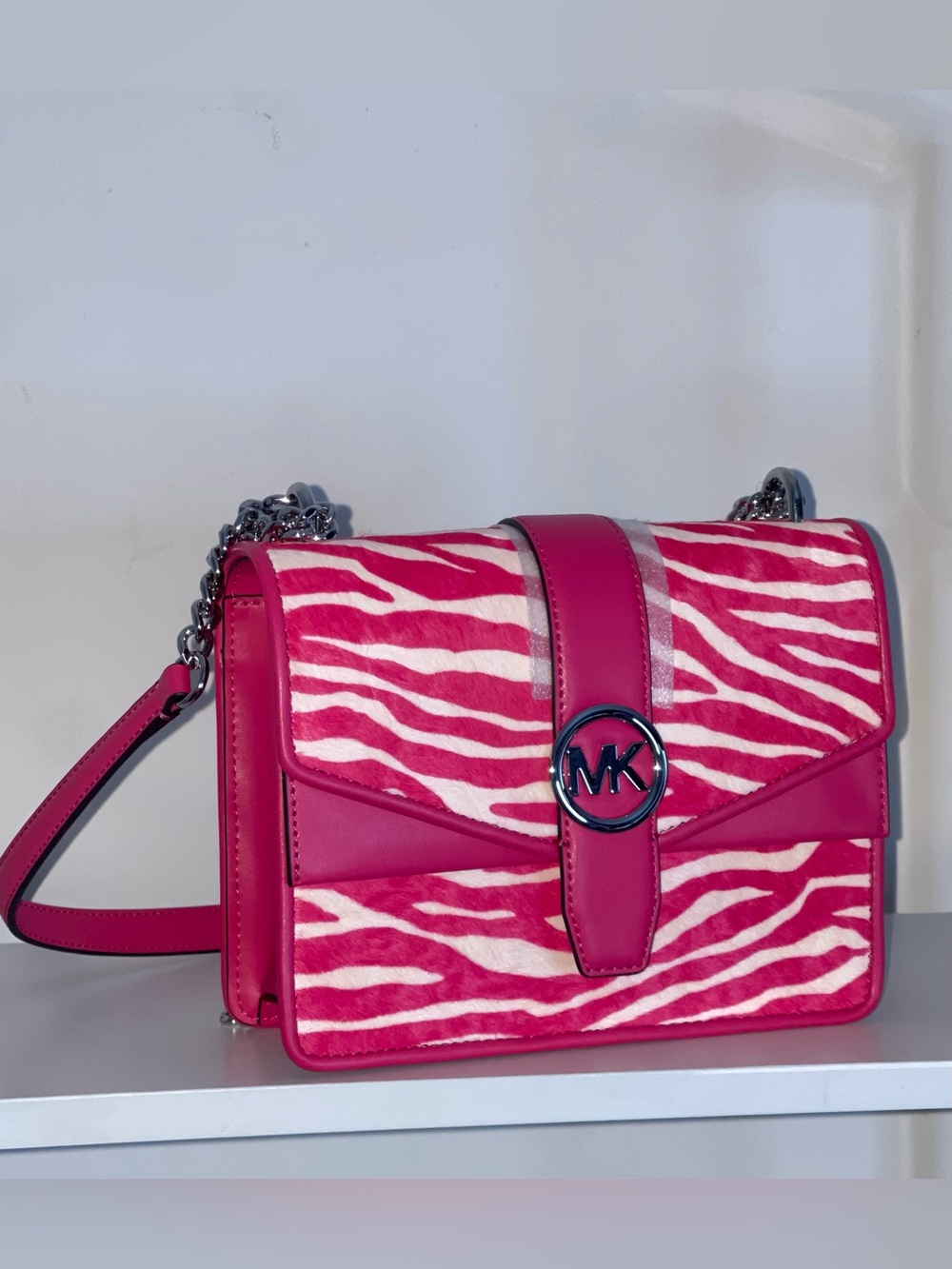 Michael Kors Pink Zebra Handbag